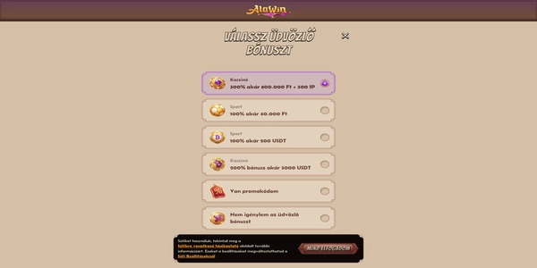 Alawin Casino screenshot 2