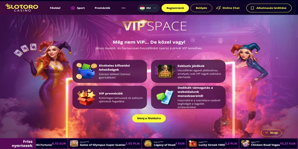 Slotoro Casino screenshot 3